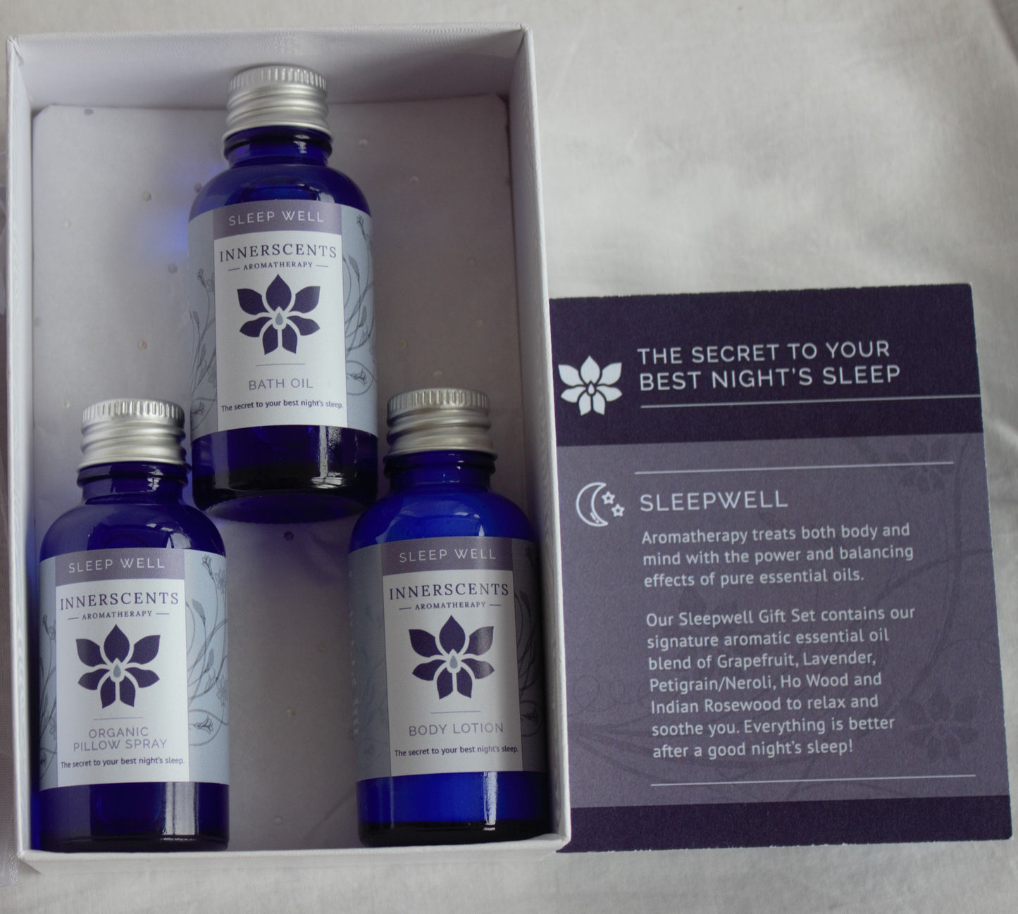 Sleep Well Luxury Aromatherapy Gift Set - Innerscents Aromatherapy