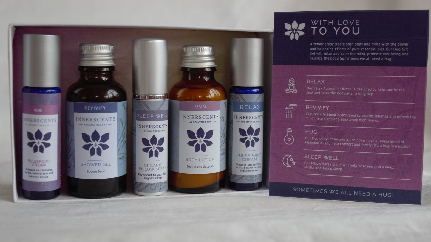 Hug Kit with Pure Essential Oils - Innerscents Aromatherapy