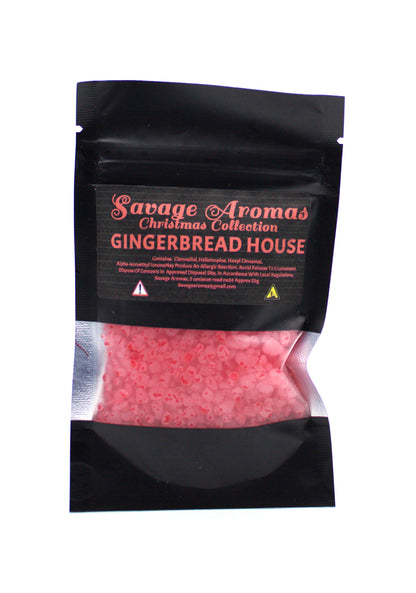 Set of Three Christmassy Sizzlers - Gingerbread House, Frankincense and Myrrh and Rosemary Bay Wreath