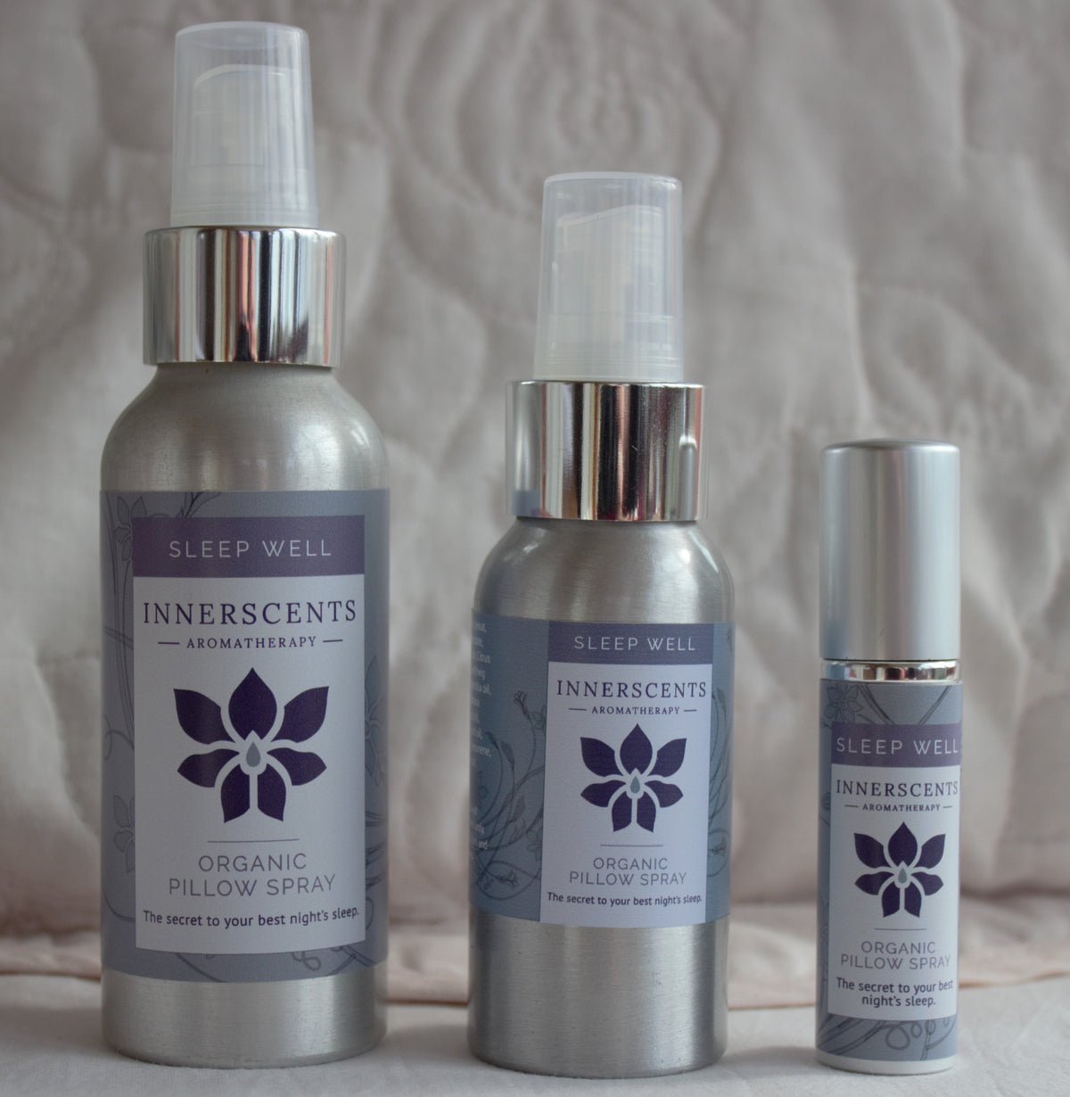 Sleep Well Aromatherapy Pillow Spray - NEW 50ML SIZE - - Innerscents Aromatherapy