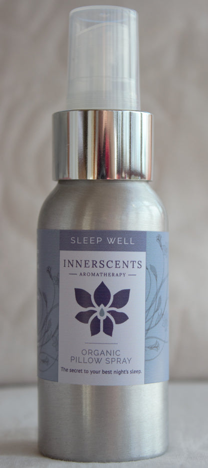 Sleep Well Aromatherapy Pillow Spray - NEW 50ML SIZE - - Innerscents Aromatherapy