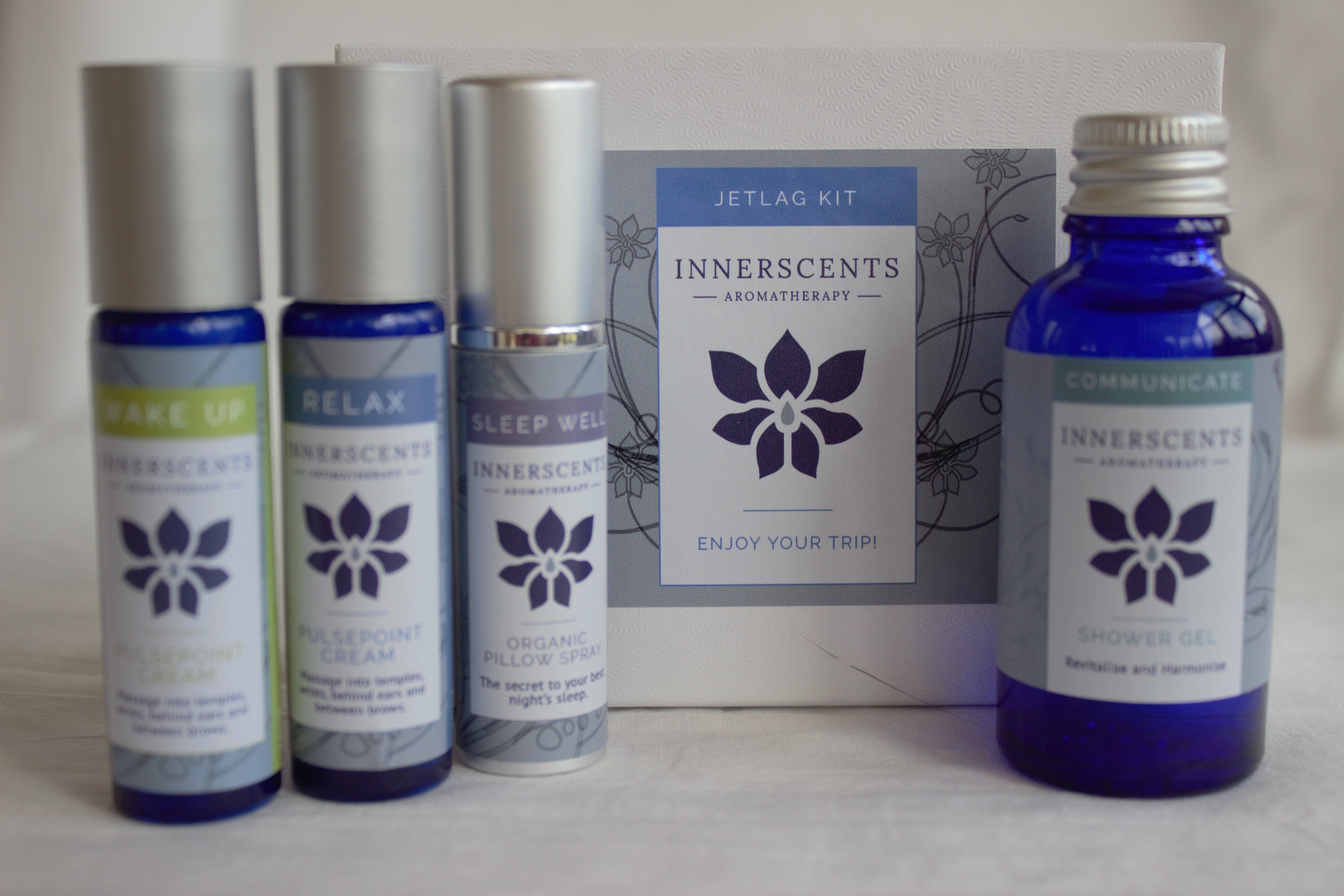 Jetlag Kit with Pure Essential Oils - Innerscents Aromatherapy