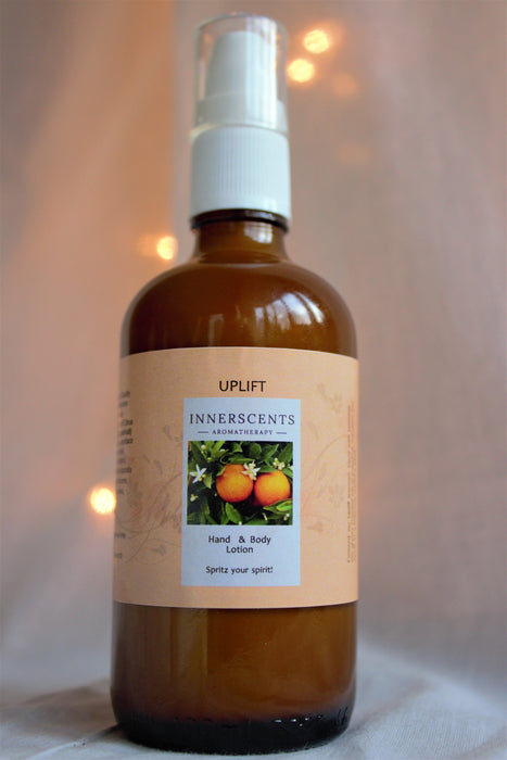 Uplift Aromatherapy Hand and Body Lotion 100ml - Innerscents Aromatherapy