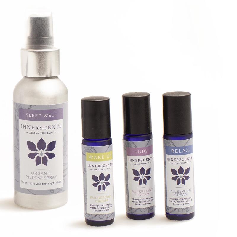 Aromatherapy Sleep Well Kit Innerscents Essential Oils & Creams
